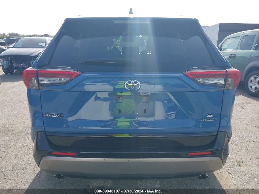 2022 Toyota Rav4 Hybrid Se VIN: JTM16RFV0ND055591 Lot: 39948107