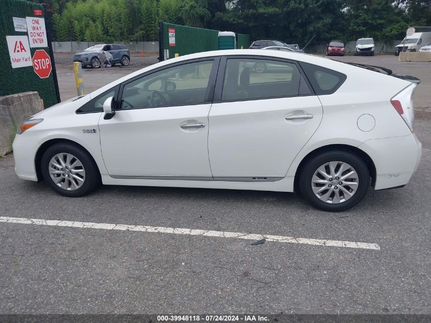 2014 Toyota Prius Plug-In VIN: JTDKN3DPXE3059811 Lot: 39948118