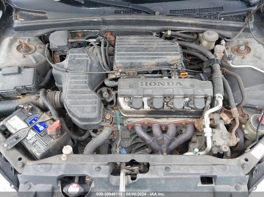 2004 Honda Civic Lx VIN: 2HGES15504H551512 Lot: 39948119