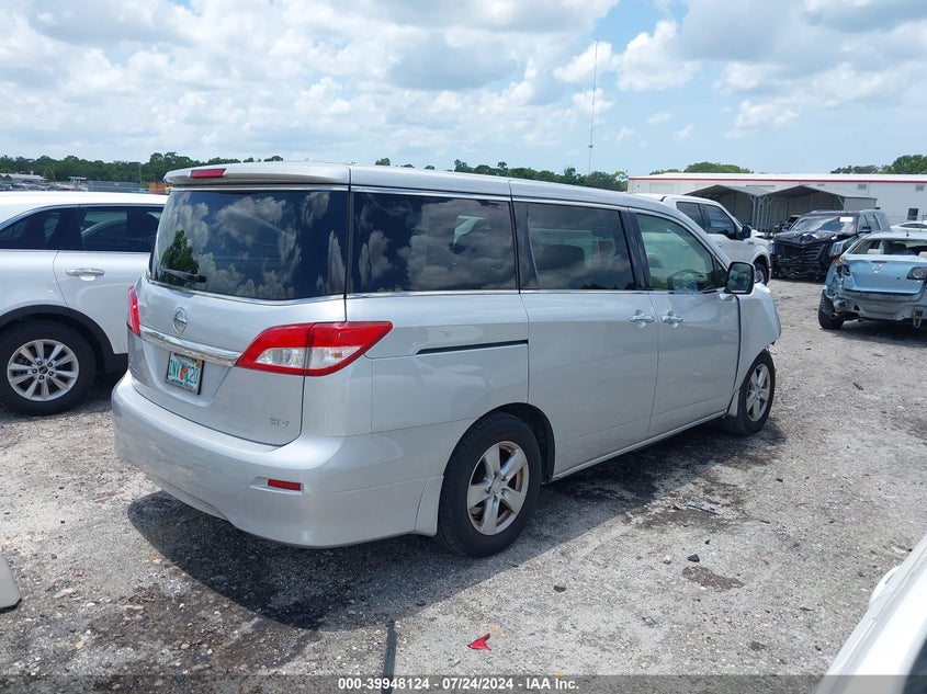 2012 Nissan Quest Sv VIN: JN8AE2KP7C9045467 Lot: 39948124