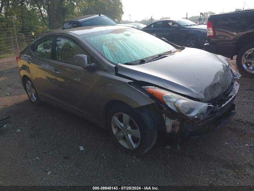 2013 Hyundai Elantra Gls VIN: 5NPDH4AEXDH239186 Lot: 39948143