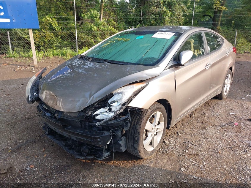 2013 Hyundai Elantra Gls VIN: 5NPDH4AEXDH239186 Lot: 39948143