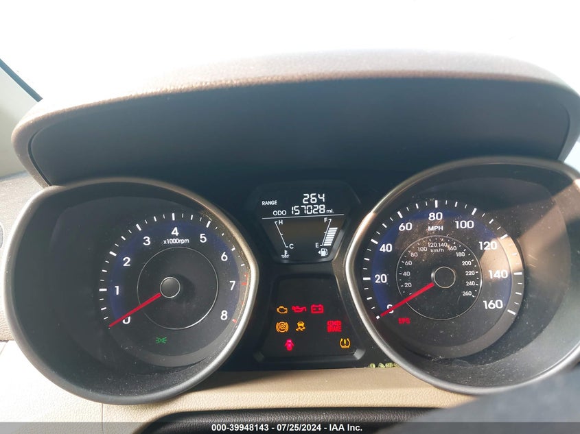 2013 Hyundai Elantra Gls VIN: 5NPDH4AEXDH239186 Lot: 39948143