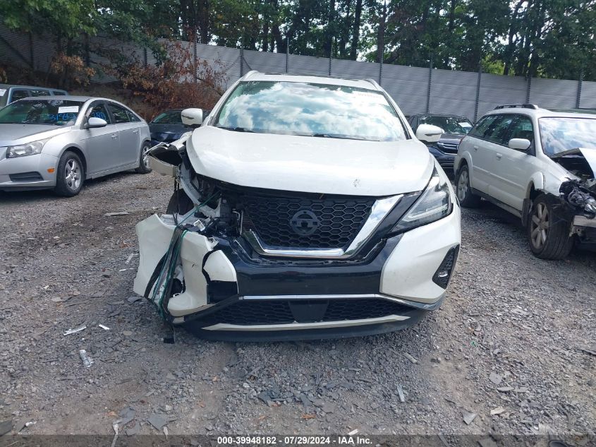 2019 Nissan Murano Sl VIN: 5N1AZ2MS3KN158884 Lot: 39948182