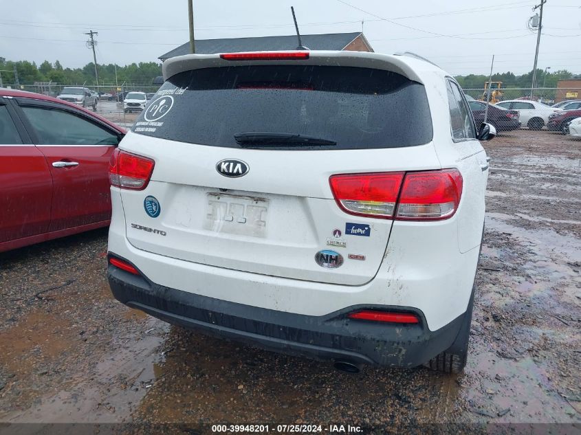 2016 Kia Sorento 2.4L Lx VIN: 5XYPG4A38GG147147 Lot: 39948201