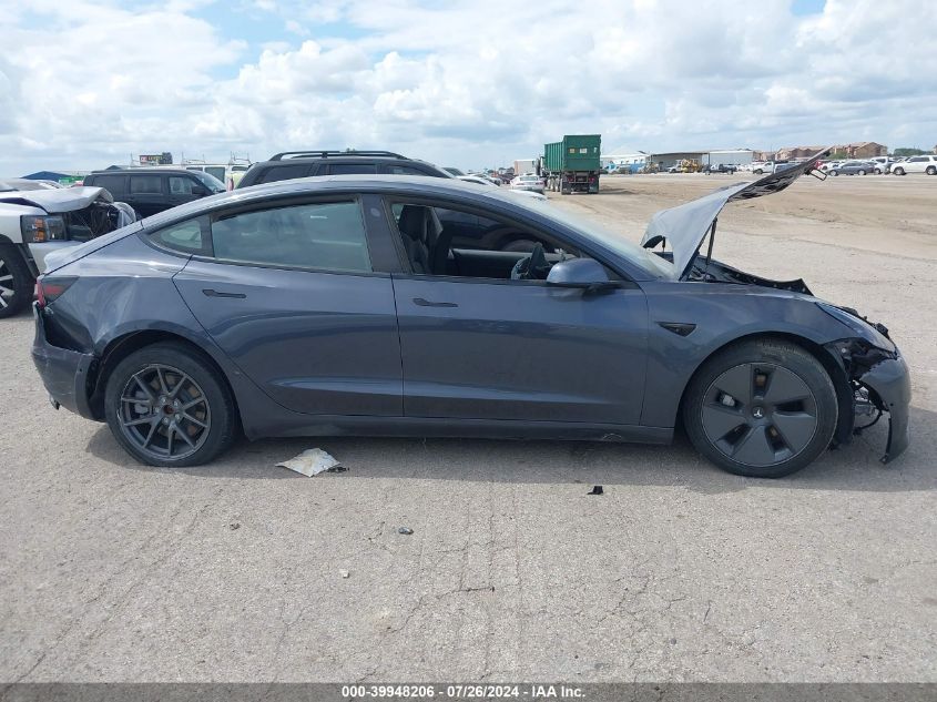 2021 Tesla Model 3 Standard Range Plus Rear-Wheel Drive VIN: 5YJ3E1EA1MF922693 Lot: 39948206