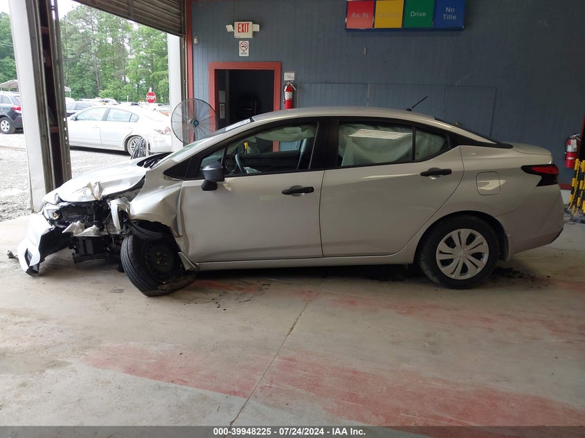 2021 Nissan Versa S Xtronic Cvt VIN: 3N1CN8DV1ML908827 Lot: 39948225