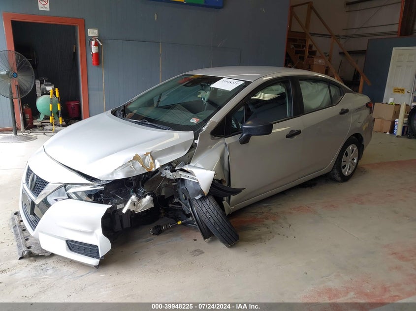 2021 Nissan Versa S Xtronic Cvt VIN: 3N1CN8DV1ML908827 Lot: 39948225