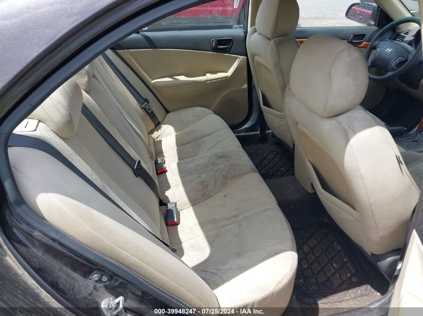 2010 Hyundai Sonata Gls VIN: 5NPET4AC0AH593912 Lot: 39948247