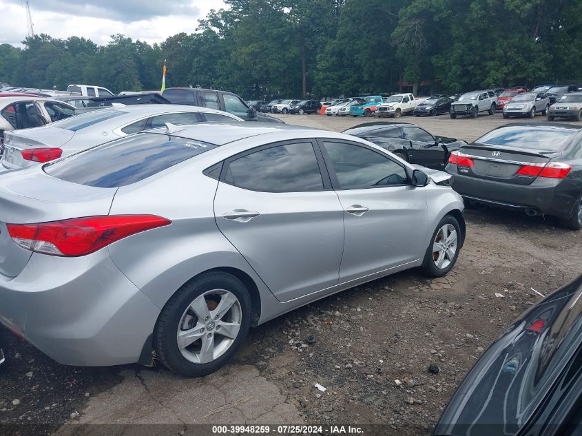 2013 Hyundai Elantra Gls VIN: KMHDH4AE4DU543020 Lot: 39948259