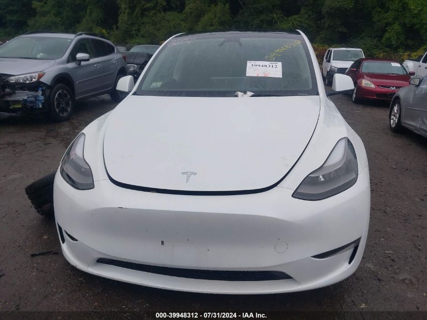 2023 Tesla Model Y Awd/Long Range Dual Motor All-Wheel Drive VIN: 7SAYGDEE2PA188882 Lot: 39948312