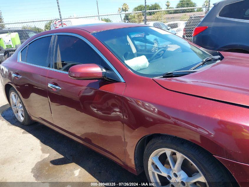 2012 Nissan Maxima 3.5 S VIN: 1N4AA5AP0CC816239 Lot: 39948325