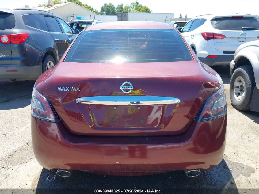 2012 Nissan Maxima 3.5 S VIN: 1N4AA5AP0CC816239 Lot: 39948325