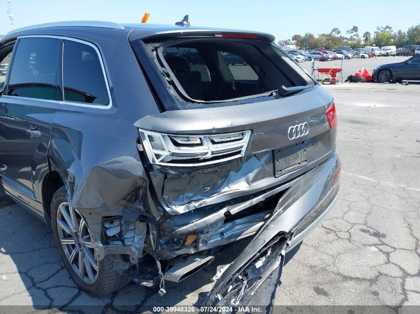 2018 Audi Q7 2.0T Premium VIN: WA1LHAF75JD053412 Lot: 39948326