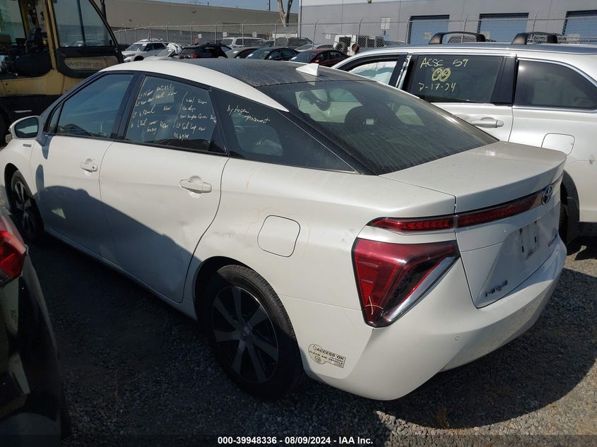 2017 Toyota Mirai VIN: JTDBVRBD9HA003631 Lot: 39948336