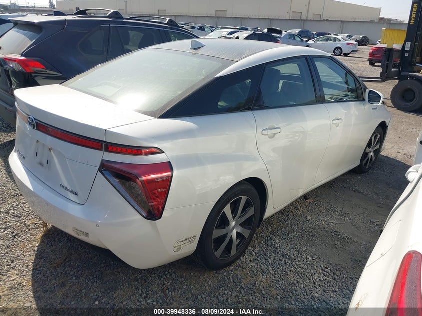 2017 Toyota Mirai VIN: JTDBVRBD9HA003631 Lot: 39948336