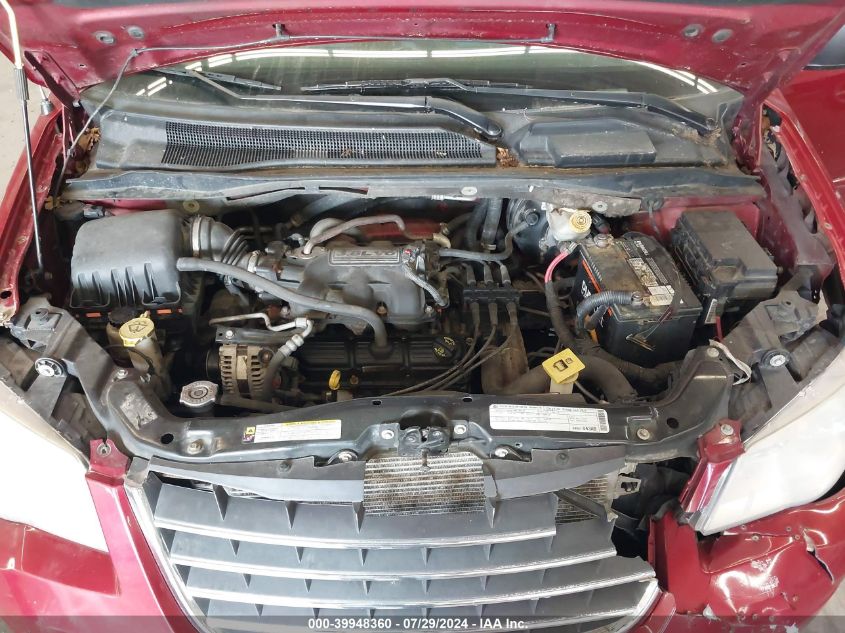 2010 Chrysler Town & Country New Lx VIN: 2A4RR2D12AR301205 Lot: 39948360