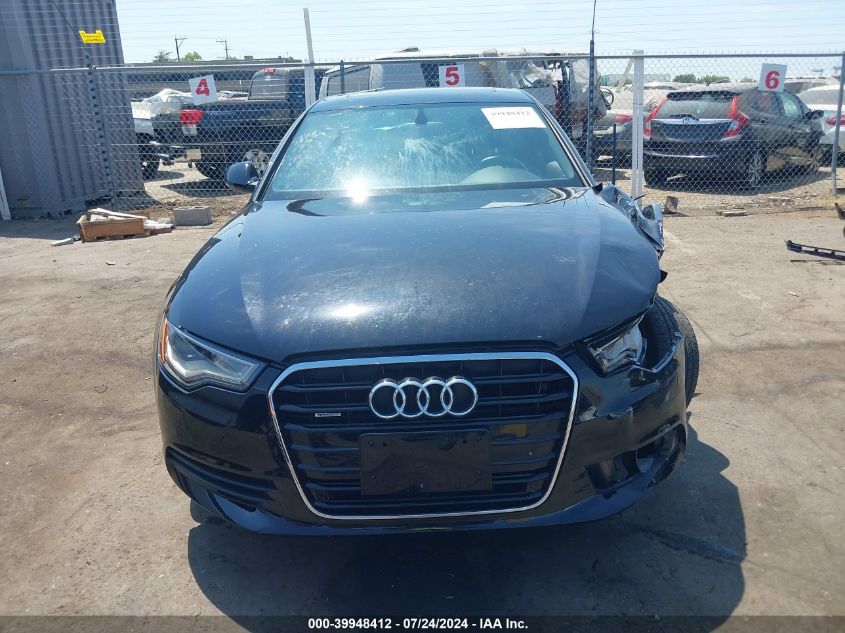 2012 Audi A6 3.0 Premium VIN: WAUGGAFCXCN105036 Lot: 39948412