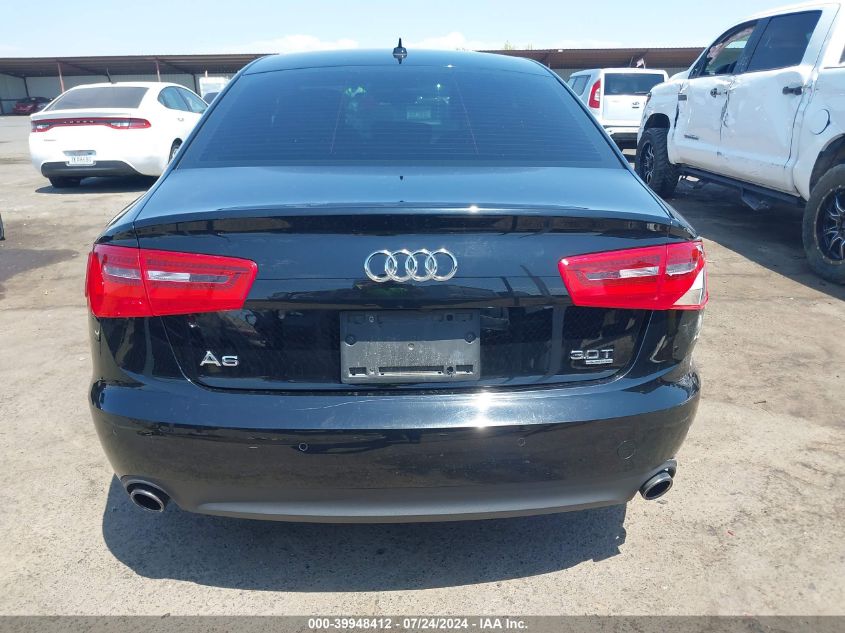 2012 Audi A6 3.0 Premium VIN: WAUGGAFCXCN105036 Lot: 39948412