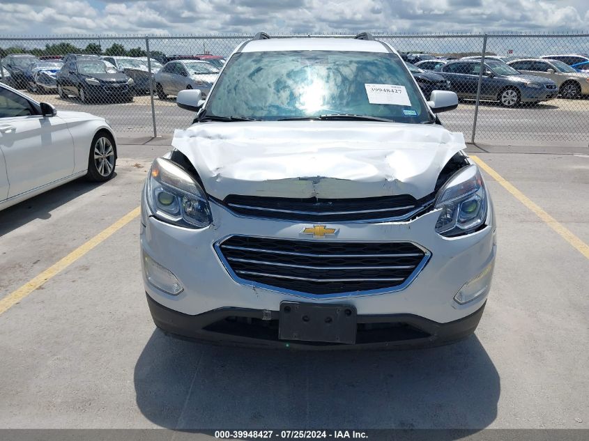 2016 Chevrolet Equinox Lt VIN: 2GNALCEK6G1161837 Lot: 39948427