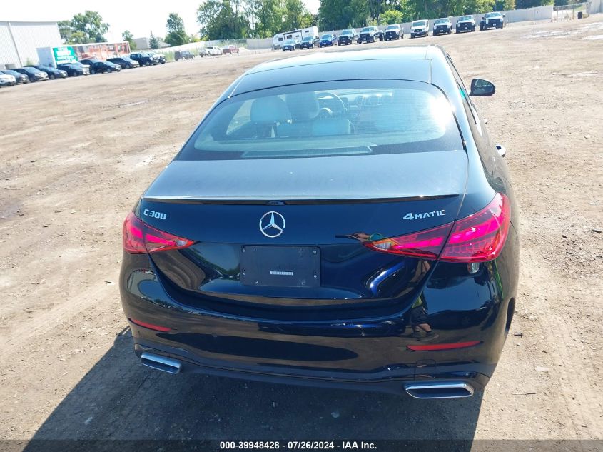 2022 Mercedes-Benz C 300 4Matic VIN: W1KAF4HB3NR058984 Lot: 39948428