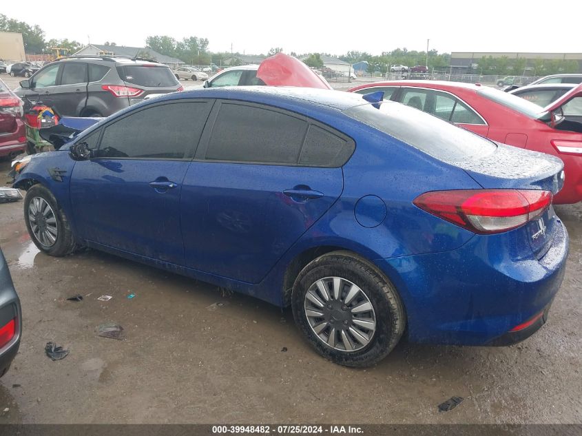 2017 Kia Forte Lx VIN: 3KPFK4A78HE148956 Lot: 39948482