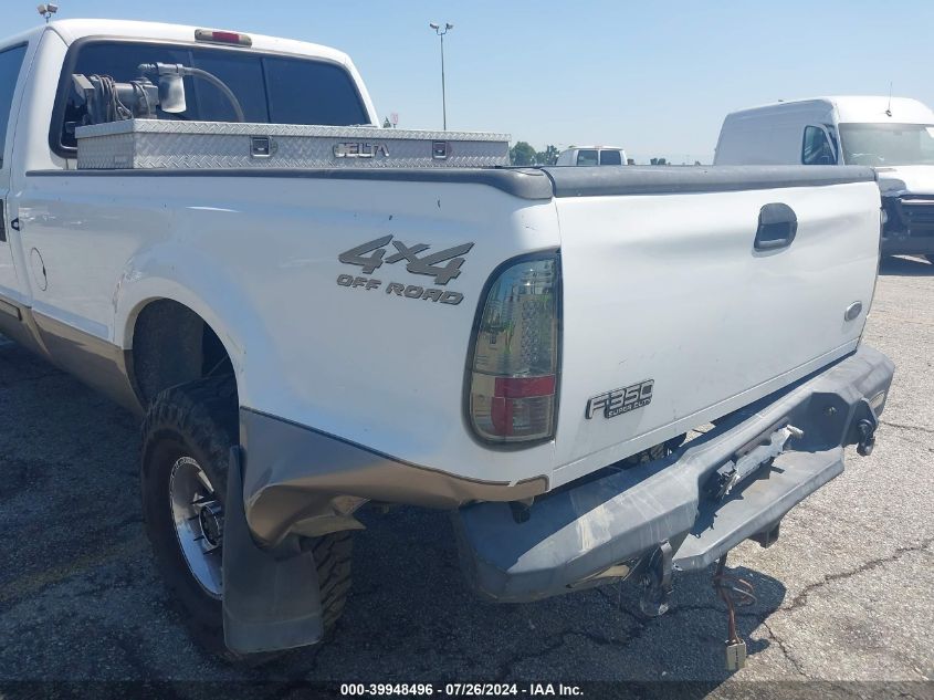 2002 Ford F350 Srw Super Duty VIN: 1FTSW31F12EB66612 Lot: 39948496