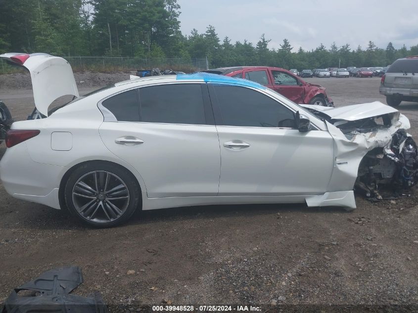 2016 Infiniti Q50 Hybrid VIN: JN1AV7AR8GM530055 Lot: 39948528