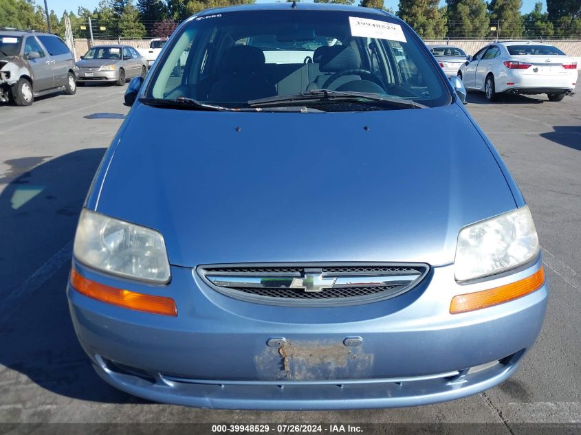 2006 Chevrolet Aveo Ls VIN: KL1TD66646B677802 Lot: 39948529