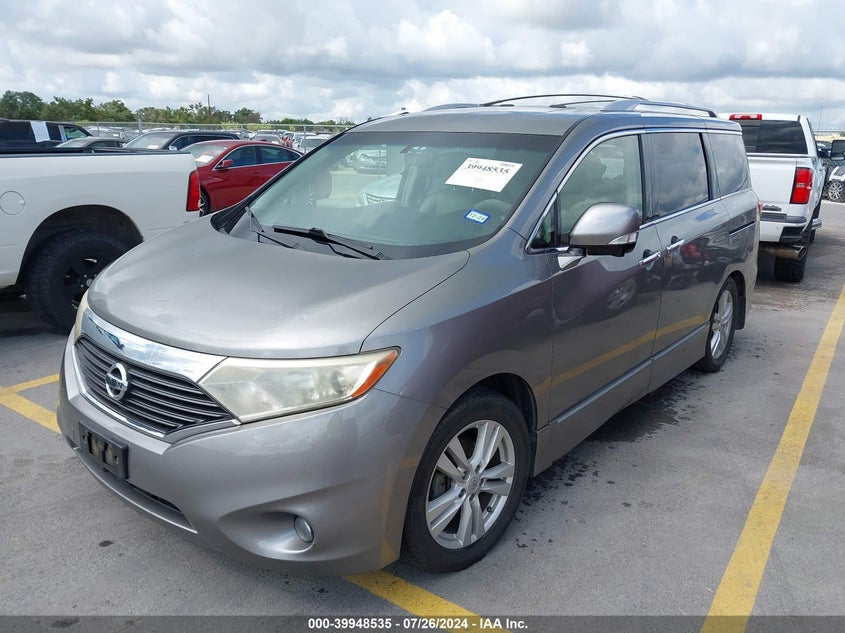 2013 Nissan Quest S/Sv/Sl/Le VIN: JN8AE2KP2D9060234 Lot: 39948535