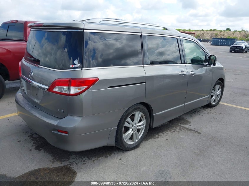 2013 Nissan Quest S/Sv/Sl/Le VIN: JN8AE2KP2D9060234 Lot: 39948535