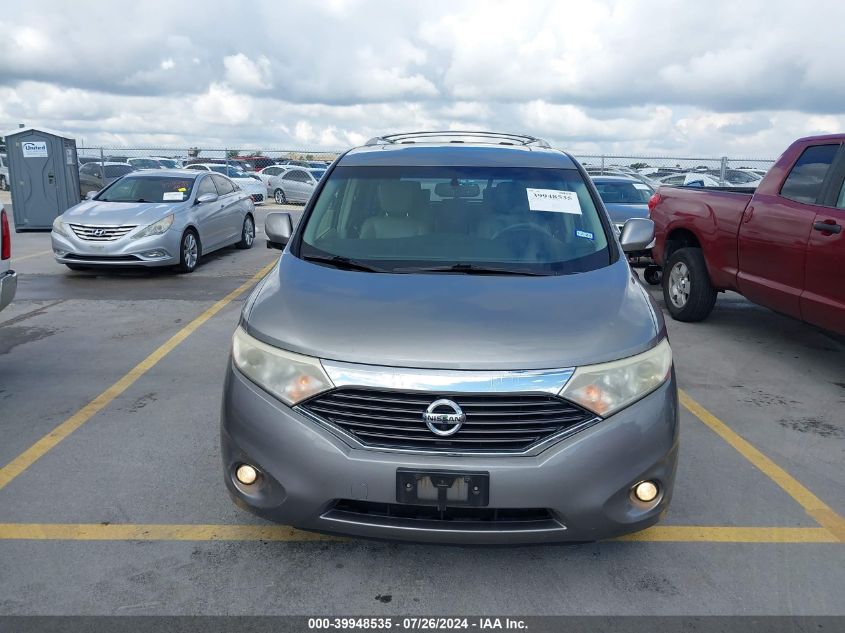 2013 Nissan Quest S/Sv/Sl/Le VIN: JN8AE2KP2D9060234 Lot: 39948535