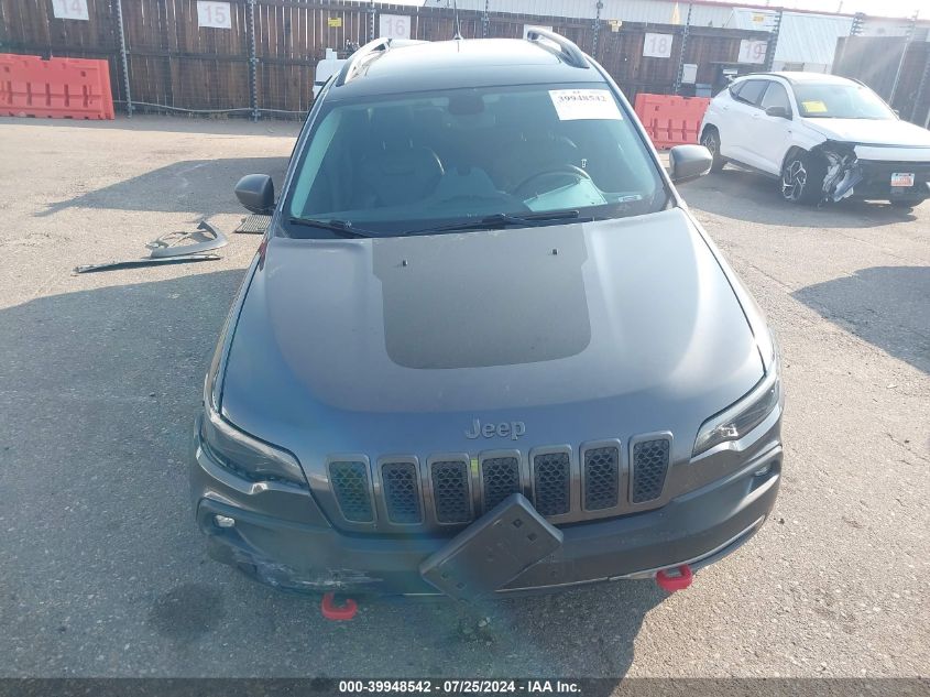 2019 Jeep Cherokee Trailhawk 4X4 VIN: 1C4PJMBN2KD152529 Lot: 39948542