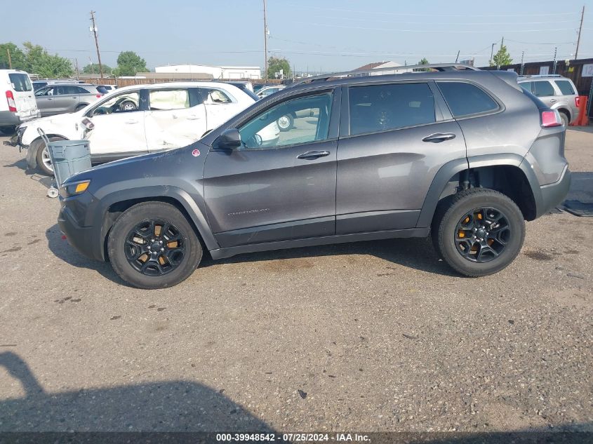 2019 Jeep Cherokee Trailhawk 4X4 VIN: 1C4PJMBN2KD152529 Lot: 39948542