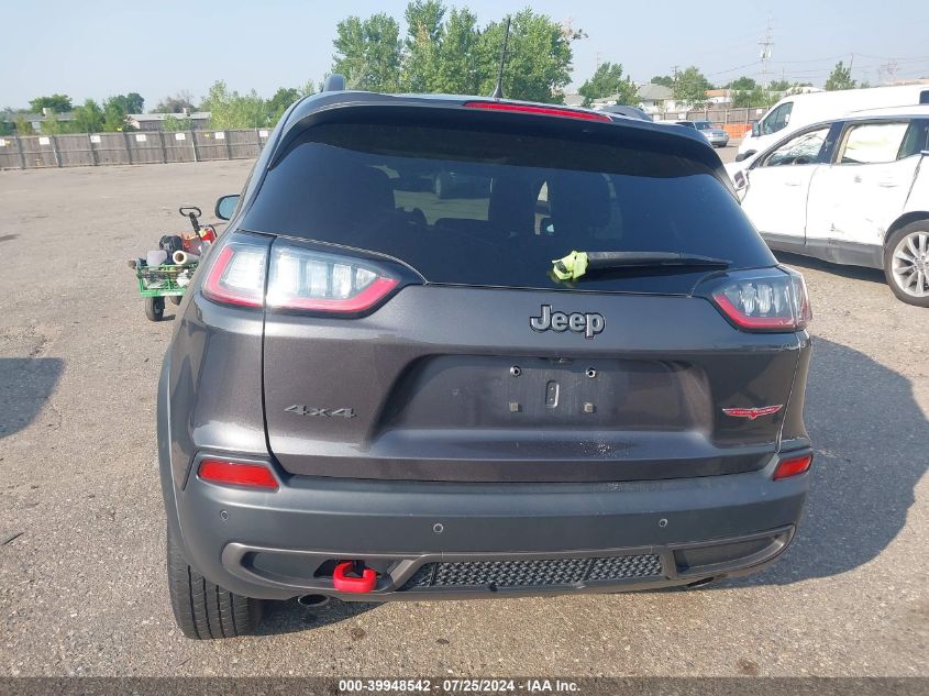 2019 Jeep Cherokee Trailhawk 4X4 VIN: 1C4PJMBN2KD152529 Lot: 39948542