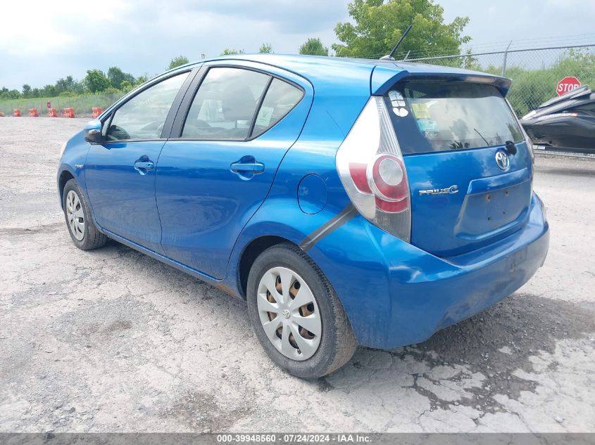 JTDKDTB39D1545071 | 2013 TOYOTA PRIUS C