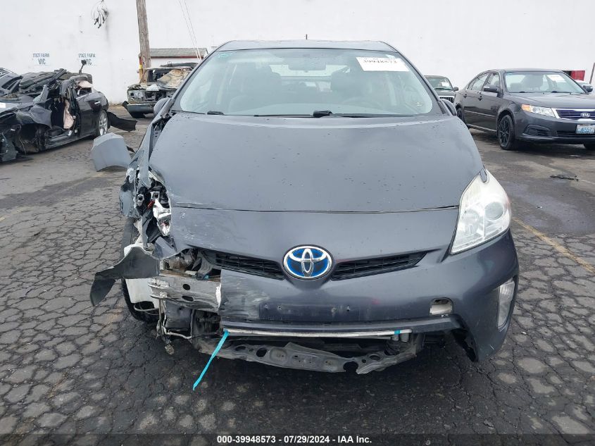 2013 Toyota Prius Five/Four/Three/Three Se/Two VIN: JTDKN3DU0D1707611 Lot: 39948573