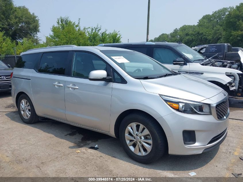 2016 Kia Sedona Lx VIN: KNDMB5C16G6112015 Lot: 39948574