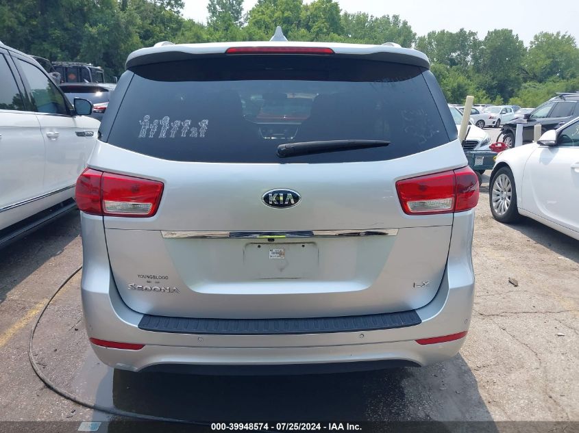 2016 Kia Sedona Lx VIN: KNDMB5C16G6112015 Lot: 39948574