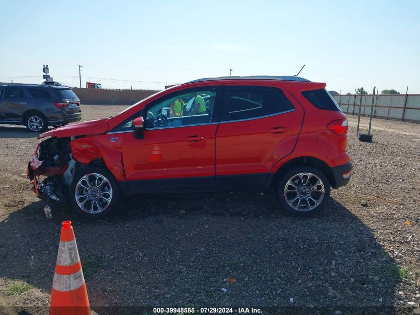 2020 Ford Ecosport Titanium VIN: MAJ6S3KL0LC361718 Lot: 39948585