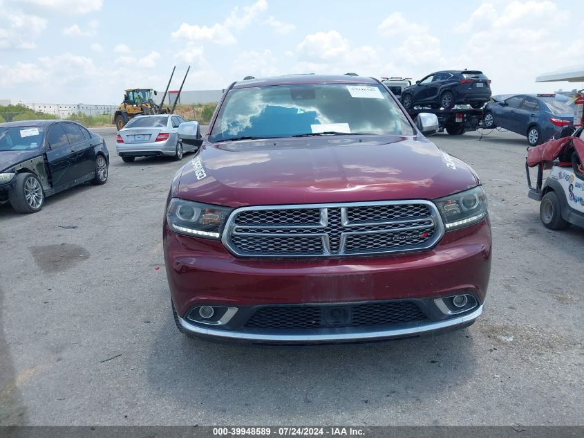 2017 Dodge Durango Citadel Anodized Platinum Rwd VIN: 1C4RDHEGXHC677129 Lot: 39948589