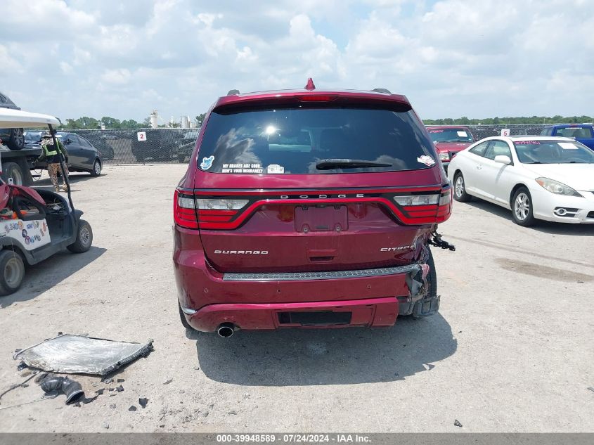 2017 Dodge Durango Citadel Anodized Platinum Rwd VIN: 1C4RDHEGXHC677129 Lot: 39948589