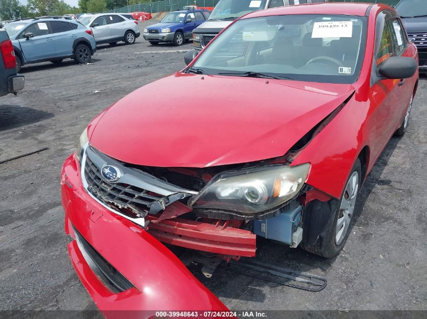 2008 Subaru Impreza 2.5I VIN: JF1GE61698H525258 Lot: 39948643