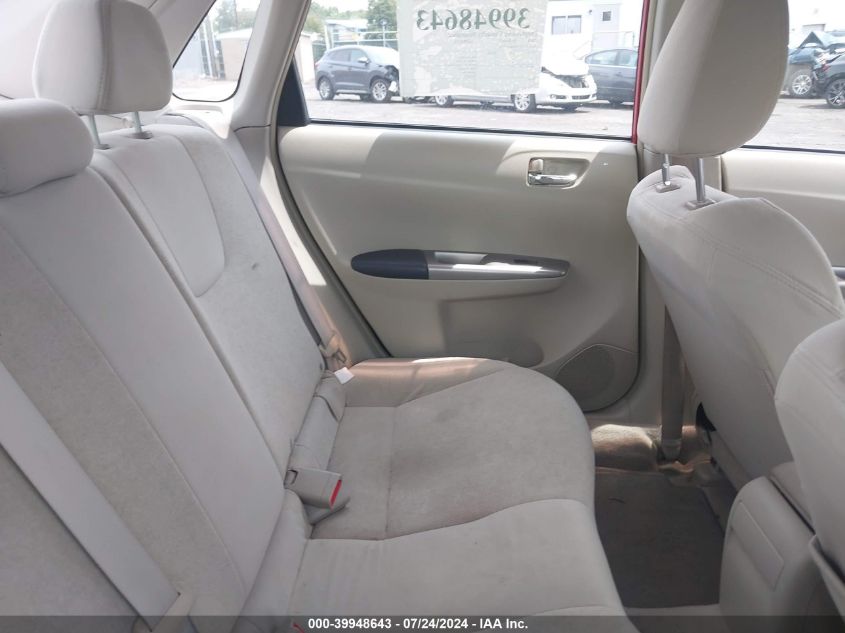 2008 Subaru Impreza 2.5I VIN: JF1GE61698H525258 Lot: 39948643