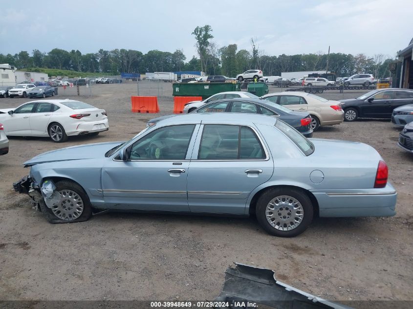 2003 Mercury Grand Marquis Gs VIN: 2MEFM74W33X693155 Lot: 39948649