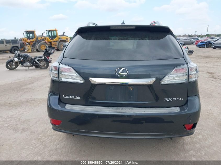 2010 Lexus Rx 350 VIN: 2T2ZK1BA9AC005620 Lot: 39948650