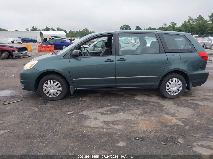 2004 Toyota Sienna Ce VIN: 5TDZA29C24S023845 Lot: 39948655