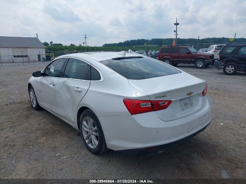 1G1ZJ5SU6GF338309 | 2016 CHEVROLET MALIBU HYBRID