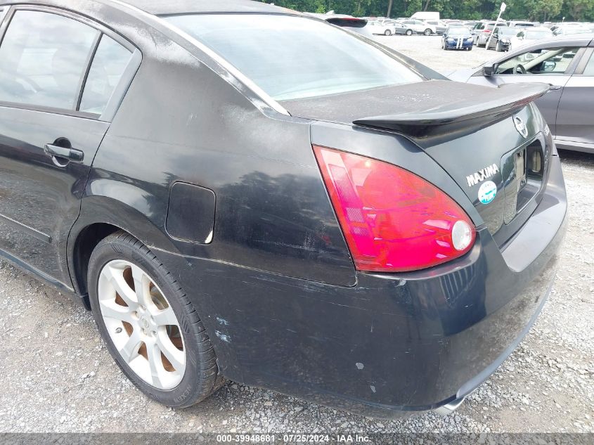 2007 Nissan Maxima Se/Sl VIN: 1N4BA41E67C839446 Lot: 39948681