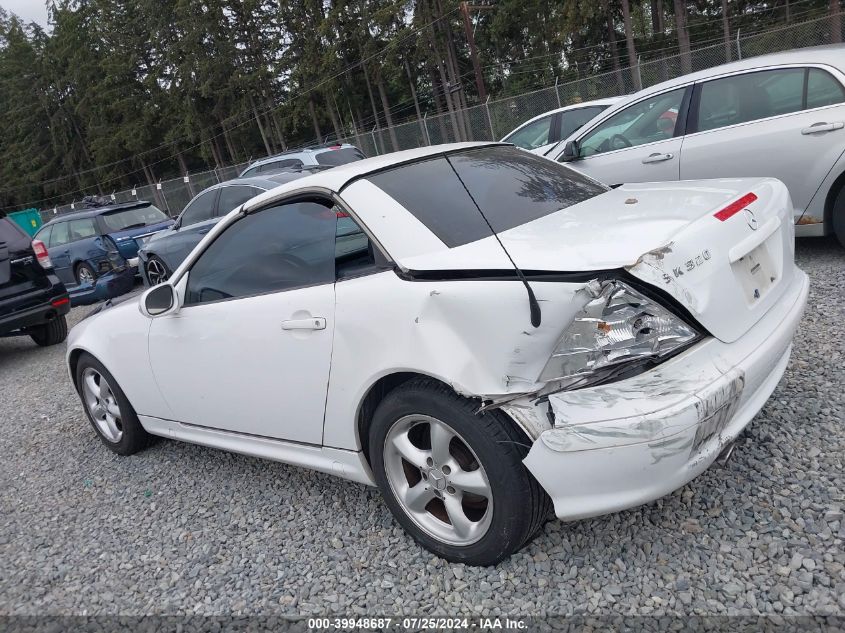 2001 Mercedes-Benz Slk 320 320 VIN: WDBKK65F71F218579 Lot: 39948687